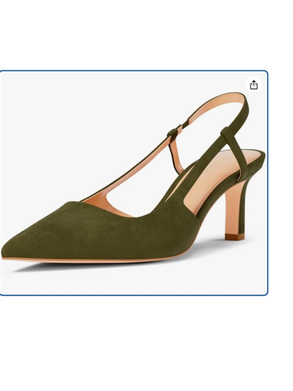 Michael Kors Women's Alora Mid Sling Pump Pistachio Size 10